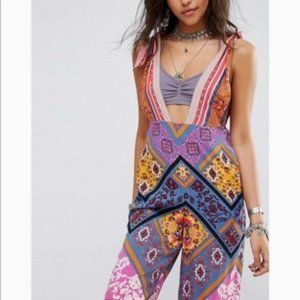 Free People Maritzah One Piece Romper Overalls